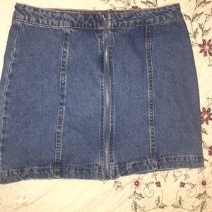 forever 21 jean skirt